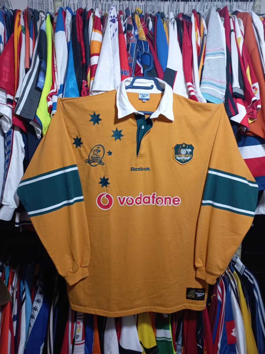 90s オーストラリア限定 Wallabiesラガーシャツ リーボック Australia 90s Wallabies 100 buying Years Reebok