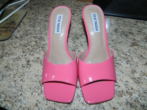 Women's Steve Madden Signal Hot Pink Heels Size 8.5 - Picture 5 of 5