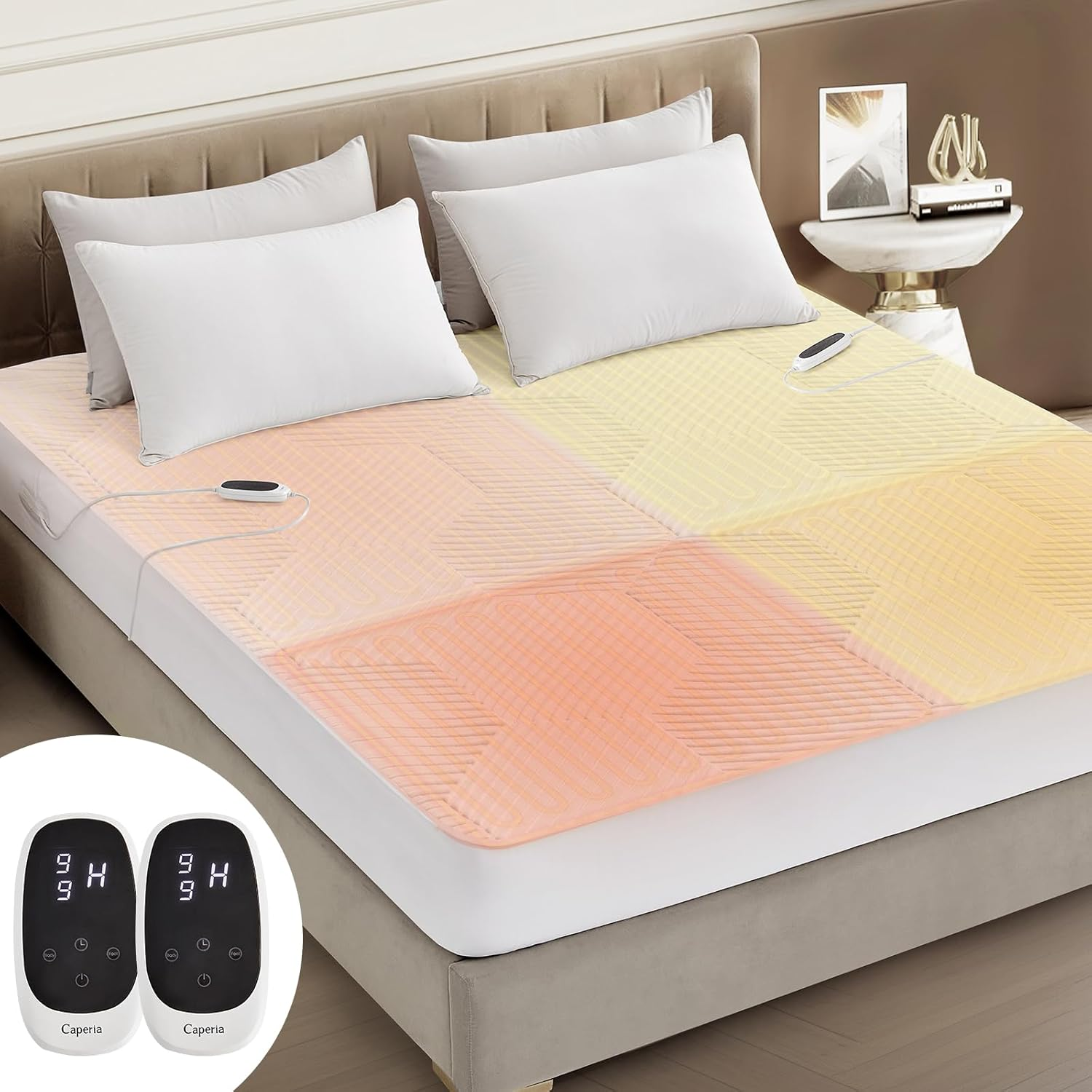 Heated Queen Mattress Pad Waterproof