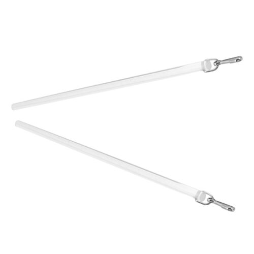 2Pcs Versatile Acrylic Curtain Pull Rods Transparent for Blinds - Picture 10 of 12