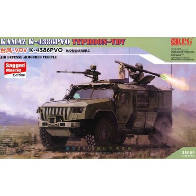 RPG Model #35009 1/35 KAMAZ K-4386 PVO TYPHOON-VD with resin figure