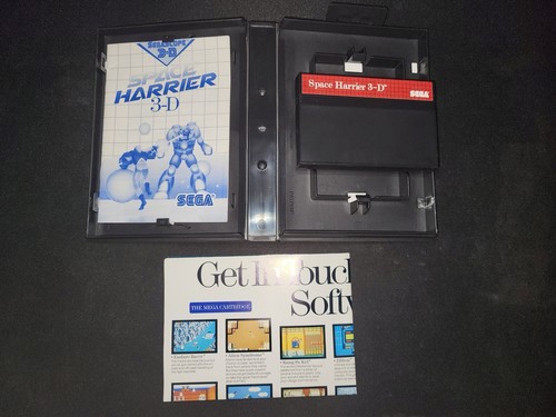 Cartucho SMS Space Harrier 3-D 3D Sega Master System EXCELENTE+cond COMPLETO n caja+! - Imagen 4 de 6
