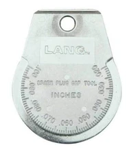 Lang Spark Plug Gap Ramp Gauge .020 to .100 Circular Feeler 712A
