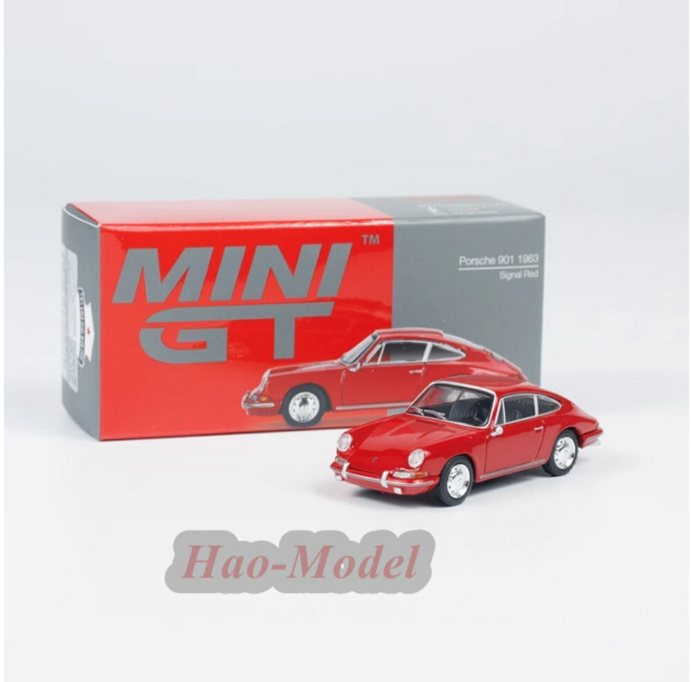 MINIGT 1:64 Porsche 911 901 1963 Car Model Alloy Diecast Hobby Toy