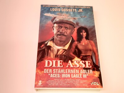 Die Asse der stählernen Adler 1992 VHS German PAL VCL Video Aces: Iron Eagle III