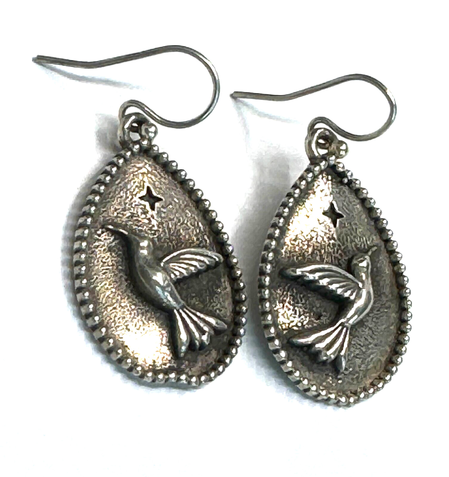 HANDMADE SOLID WROUGHT 925 STERLING SILVER HUMMIN… - image 1