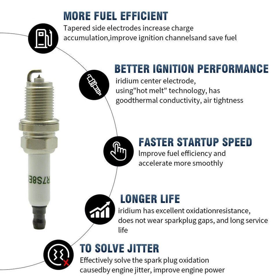 Ignition Coil+PLug For Toyota Corolla Matrix Prius Scion 2009-2013 L4 1.8L UF596 - Image 4 of 4