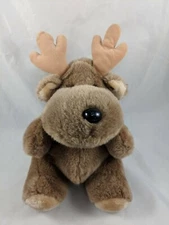Enesco Deer Elk Moose Plush Brown 12 Inch Korea Stuffed Animal toy
