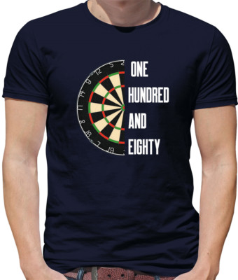Dartscheibe One Hundred And Eighty 180 - Herren T-Shirt - Darts Little Gerwen Smith