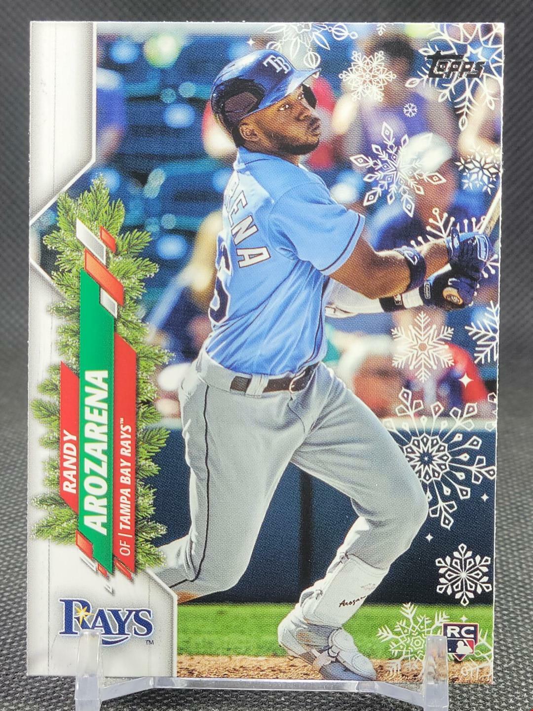 Randy Arozarena 2020 Topps Holiday Base RC Rookie Card Snowflake #HW54 Rays  | eBay