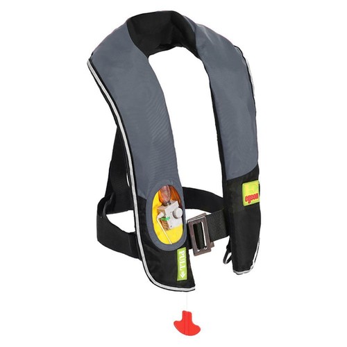 Chaleco salvavidas manual ajustable barco flotabilidad ayuda vela kayak pesca - Imagen 12 de 12