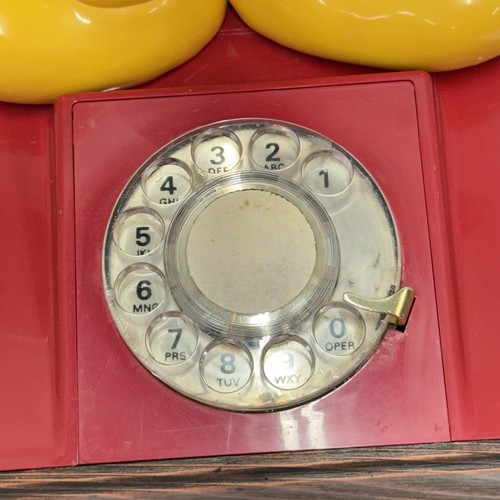 VTG 1976 Mickey Mouse Landline Rotary Dial Telephone 15" Home Disney - Picture 5 of 18