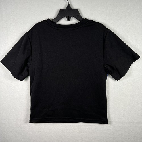 Champion Athletic shirt boys size 4-5 YXS Short Sleeves Black With Blue Design R - Picture 3 of 8