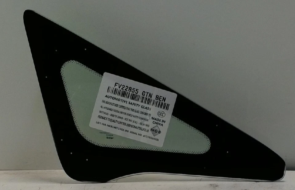 Fits 2006-2011 Honda Civic 4Door Sedan Passenger/Right Front Vent Glass +Glue Foto 3 de 4