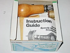 The Speedy Stitcher Sewing Awl Kit Vintage For Sewing Heavy Materials USA Tool
