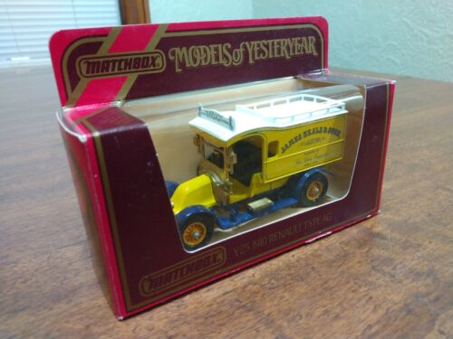 VTG Matchbox 1984 Models of Yesteryear Y25 1910 RENAULT TYPE AG-JAMES NEALE NIB - Picture 5 of 20