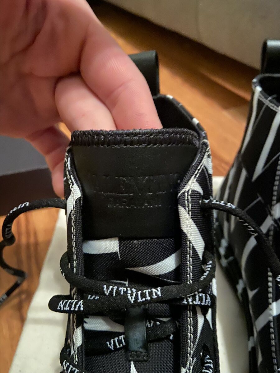 Valentino Garavani VLTN High Top Sneakers Black and White Valentino Garavani VLTN High Top Sneakers Black and White