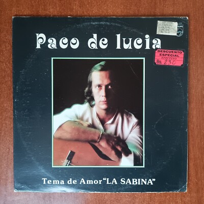 Paco De Lucia    Tema De Amor La Sabina [1979] Vinyl LP Flamenco Philips