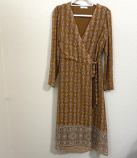 June & Hudson Womens Wrap Dress Size M Boho J644895G79