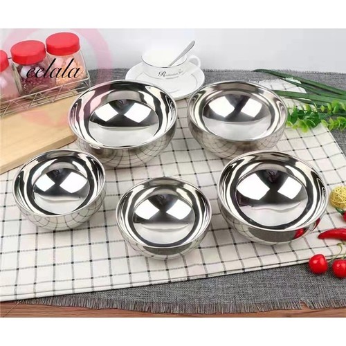 Heat Insulated 304 Stainless Steel Rice Soup Bowl with Double Wall Design - Picture 6 of 12