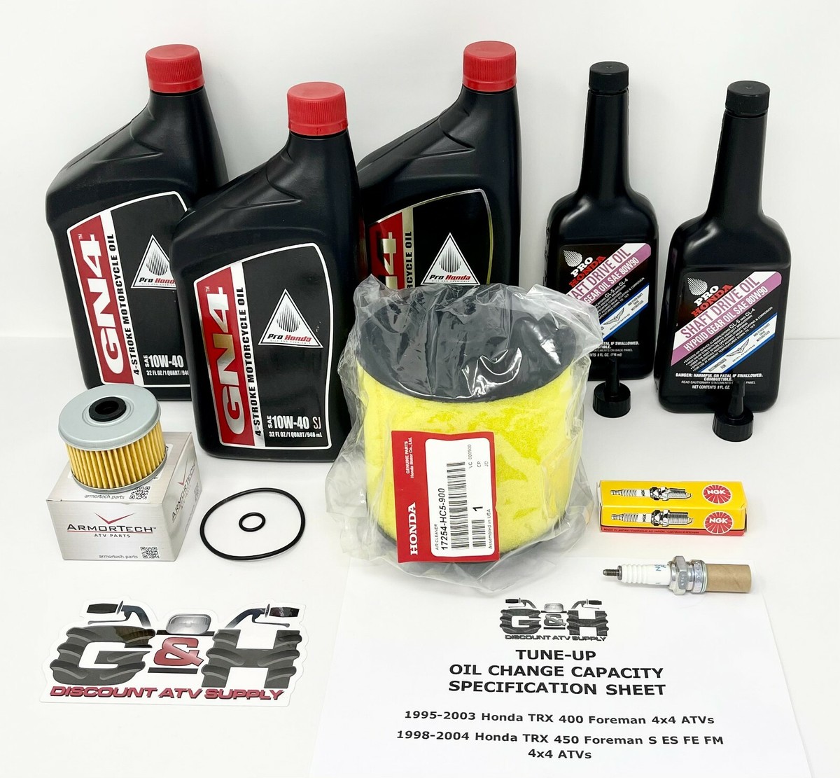 Complete Tune-up Oil Change Maintenance Kit for 1998-2004 Honda