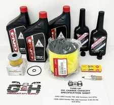 Complete Tune-up Oil Change Maintenance Kit for 1995-2003 Honda TRX 400 Foreman