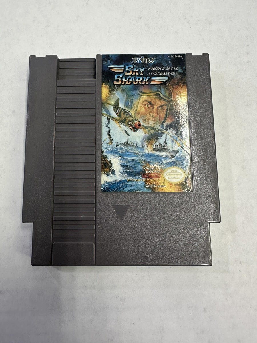 usa ⭐︎ Sky Shark - Clean Authentic NES Nintendo Game (Tested