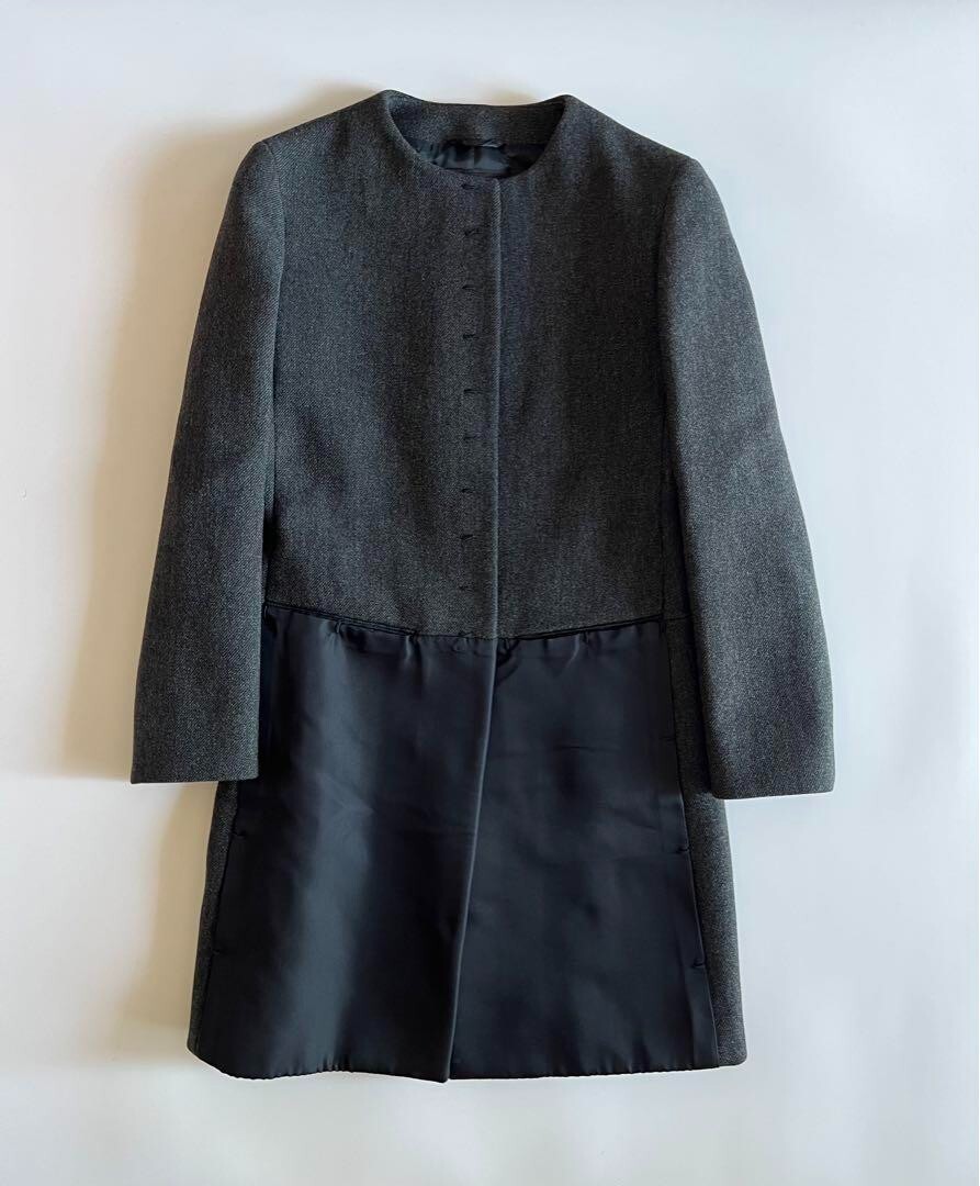 ジャケット・アウター FW1998 PRADA STITCH COAT JACKET PRADA FW1998 Stitch Coat Jacket Size:40 and Skirt Size:42