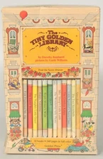 The Tiny Golden Library 12 Book Set Western Publishing 1980 (Factory SEALED)