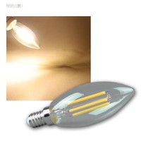Led GlüHbirne E14 Filament K4 360Lm Warmweiß Leuchtmittel GlüHlampe Kerzenlampe