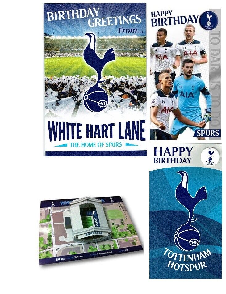 Tottenham Hotspur FC Birthday Banner Personalized Party Backdrop Decoration  60 x 44 Inches 