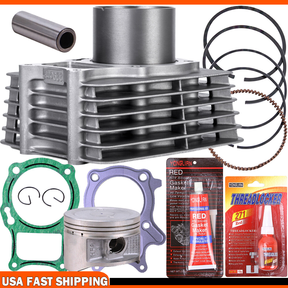 Cylinder Piston Gasket Top End Rebuild Kits For Honda Recon 250 TRX250 TRX250EX