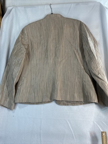 Alfred Dunner Women’s Gold Jacket Parka Sz 14-16 Light Layering Coat - Picture 16 of 22