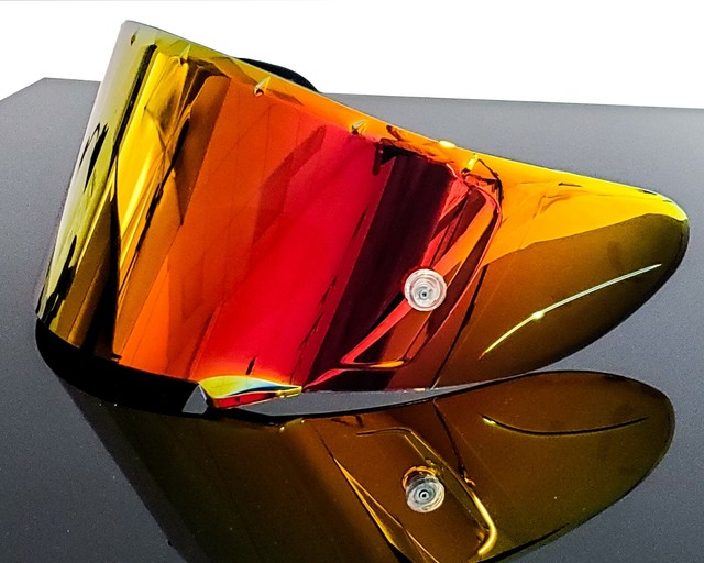 Red Iridium X14 RF1200 XSpirit 3 RFSR Shoei Helmet Visor Fits CWRF