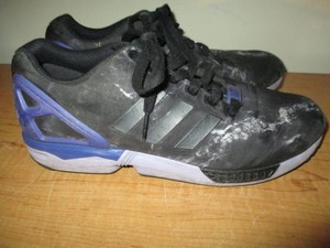 adidas zx flux purple and black