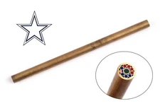 6"CUSTOM MOSAIC PIN 8.02 MM BRASS KNIFE MAKING HANDLE SCALES GRIPS KNIFE AH-3