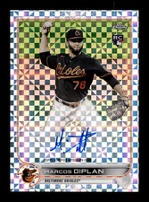 2022 Topps Chrome Update #AC-MD Marcos Diplan RC Rookie Auto X-Fractor #/125