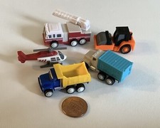 DRIVEN by Battat Pocket Series Construction Vehicles - Lot of 5 - Nice 