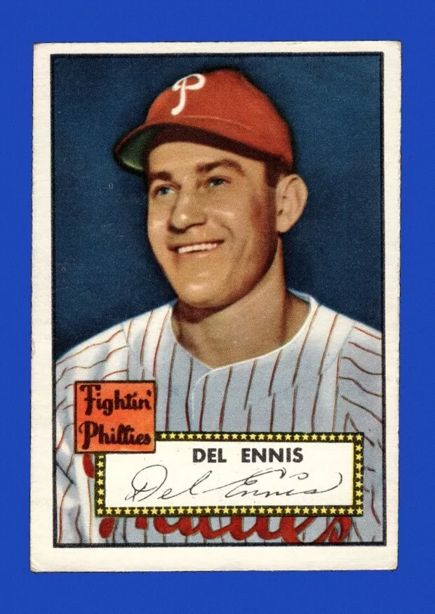 Del Ennis trading card