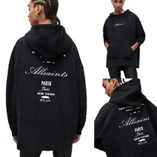 All Saints Vita Etie Hoodie Womens Pullover Designer Hooded Sweatshirt Hoody New