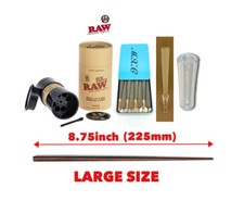 Raw six Shooter filler king size slide lock Cone case glass conetip large poker