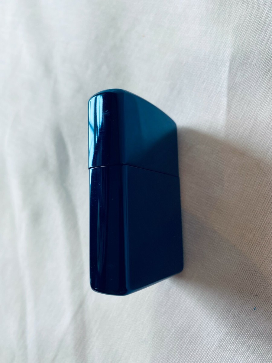 Zippo Spawn blue metallic limited with serial number Unused