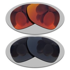 US Fire Red Grey Black Anti-Scratch Lenses Replacement For-RB2132-55mm Polarized