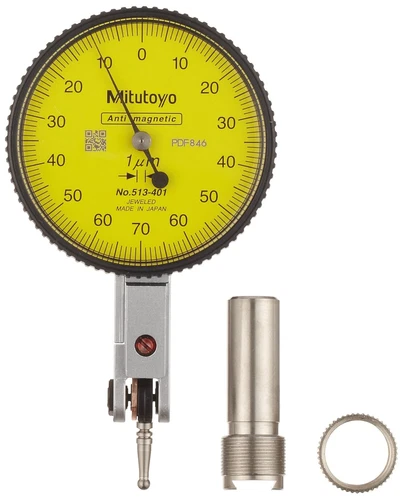 513-405E Dial Test Indicator, Basic Set, Horizontal Type, 8Mm Stem Dia., Yellow 