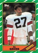 1986 Topps Football Al Gross Cleveland Browns #199