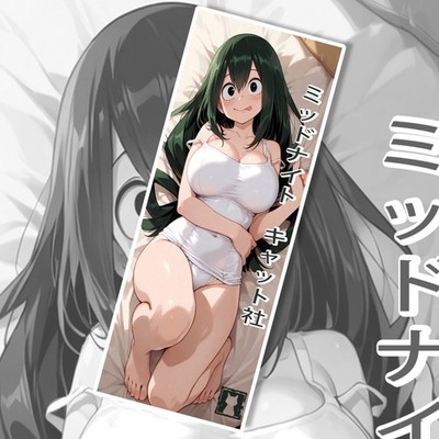 Frog Waifu 3x8 Vinyl Sticker Anime Manga Lewd Laptop Skateboard Car