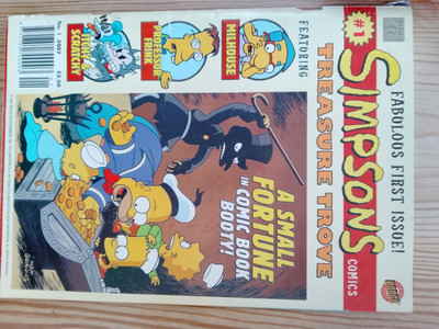 The Simpsons Comics Issue  One  Treasure Trove RARE BARGAIN PRICE BUY TODAY