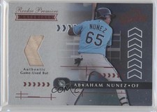 2001 Absolute Memorabilia Rookie Premiere Materials /700 Abraham Nunez #180 2i9