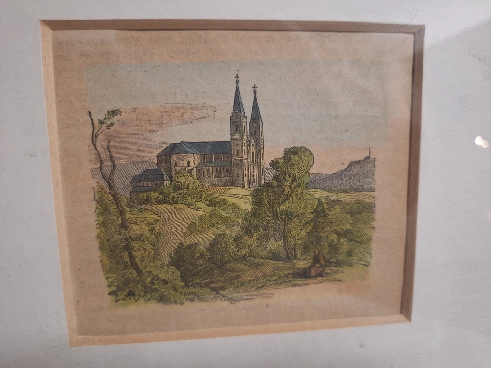 original Grafik   um 1850   Vierzehnheiligen Lichtenfels  Oberfranken - Bild 2 von 2