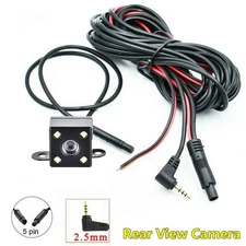 5 Pin Car Rear View Camera Night Vision HD Reverse Dash Cam with Extension Cable